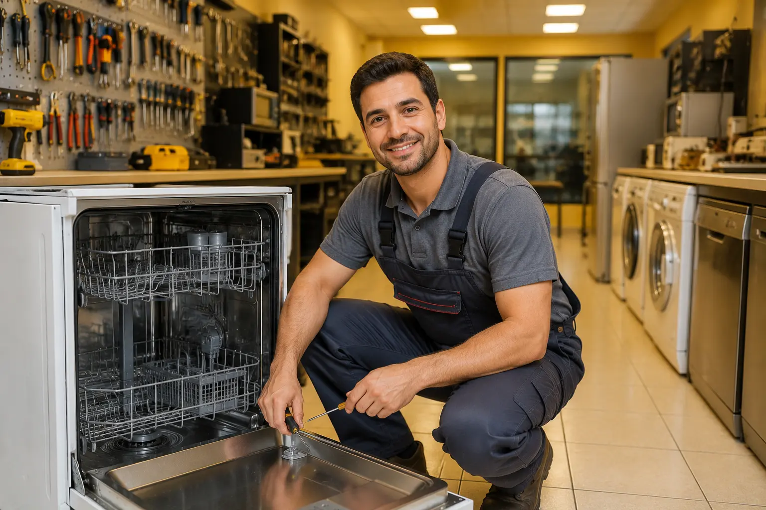 Köşk Hotpoint bulaşık makinesi tamiri ustası Kadir Usta — Ilıdağ Mahallesi ve Ketenyeri Mahallesi bulaşık makinesi uzmanı